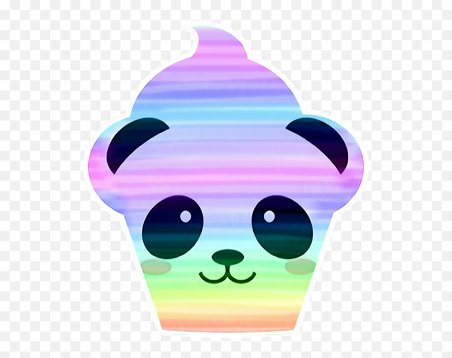 Pandalove Pandaremix Bear - Cute Panda Face Emoji,Roo Panda Emoji