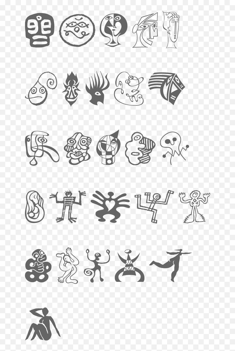 Typefaces And Pablo Picasso - Drawing Emoji,Crab Rave Emoji