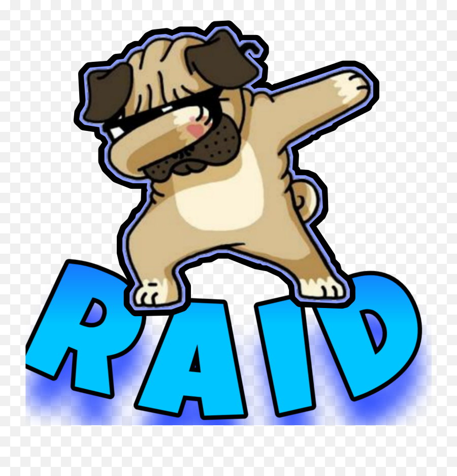 Popular And Trending Raid Stickers On Picsart - Pug Dabbing Emoji,Raid Emoji