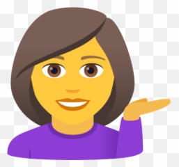 Una Mujer Ayudando Con - Gif Person Tipping Hand Animation Emoji,Cruz Emoji