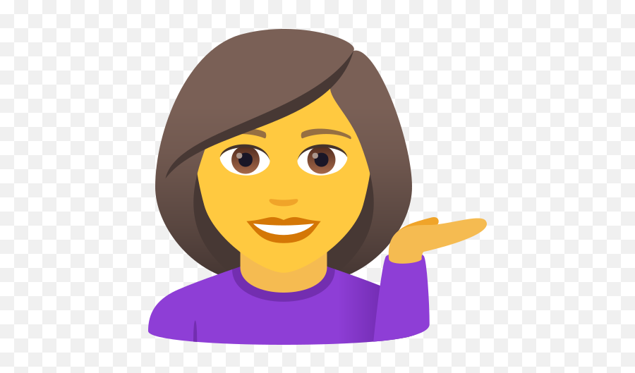 Una Mujer Ayudando Con - Gif Person Tipping Hand Animation Emoji,Cruz Emoji