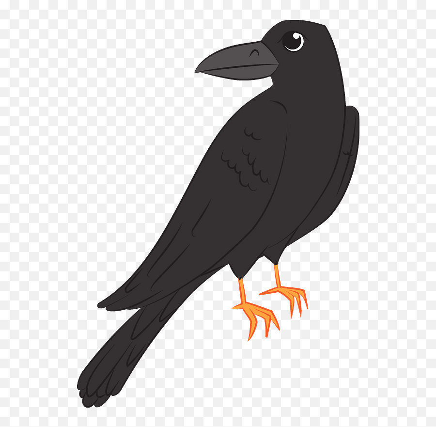 Clipart - Raven Clipart Emoji,Raven Bird Emoji