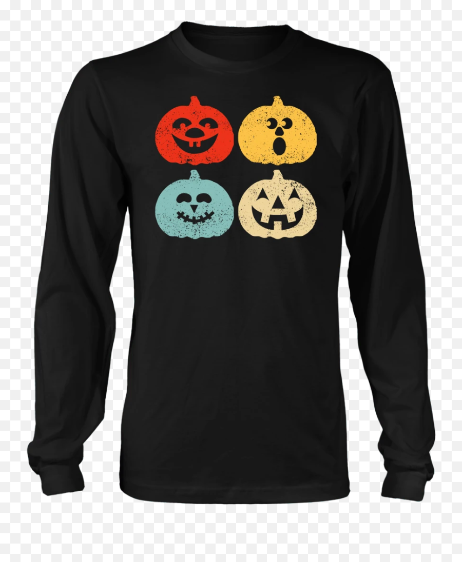 Vintage Retro Halloween Pumpkin Emoji Funny T - Shirt Basketball Shirts For Cousins,Pumkin Emoji