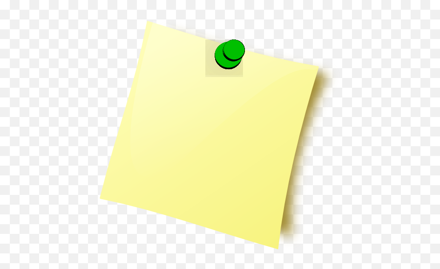 Paper Clip Post - It Note Drawing Pin Clip Art Pinned Note Horizontal Emoji,Paperclip Emoji