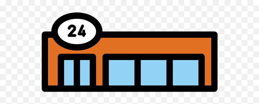 Convenience Store Emoji Clipart Free Download Transparent - Horizontal,Emoji Bank