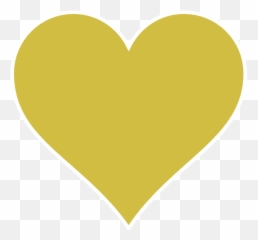 Library Of Yellow Heart Black And White Png Files - Gold Heart Clip Art Emoji,Golden Heart Emoji