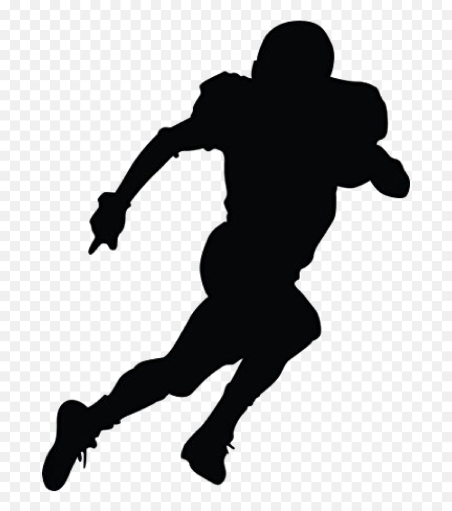American Football Football Player Clip Art - American Transparent Football Player Silhouette Emoji,Football Player Emoji