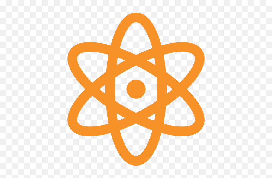 Atom Symbol Emoji - Vector Model Of The Atom,Emoji Symbol