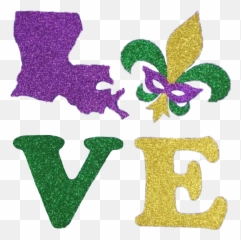 Love Mardigras Nola Neworleans - You Are Loved And Adored Emoji,New Orleans Emoji