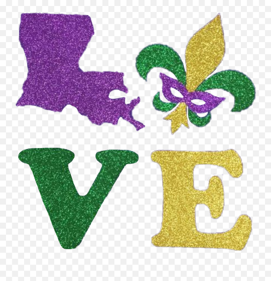 Love Mardigras Nola Neworleans - You Are Loved And Adored Emoji,New Orleans Emoji