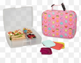 Bentology Complete Lunch Kit With - Lunch Bag And Box Emoji,Emoji Lunch Box