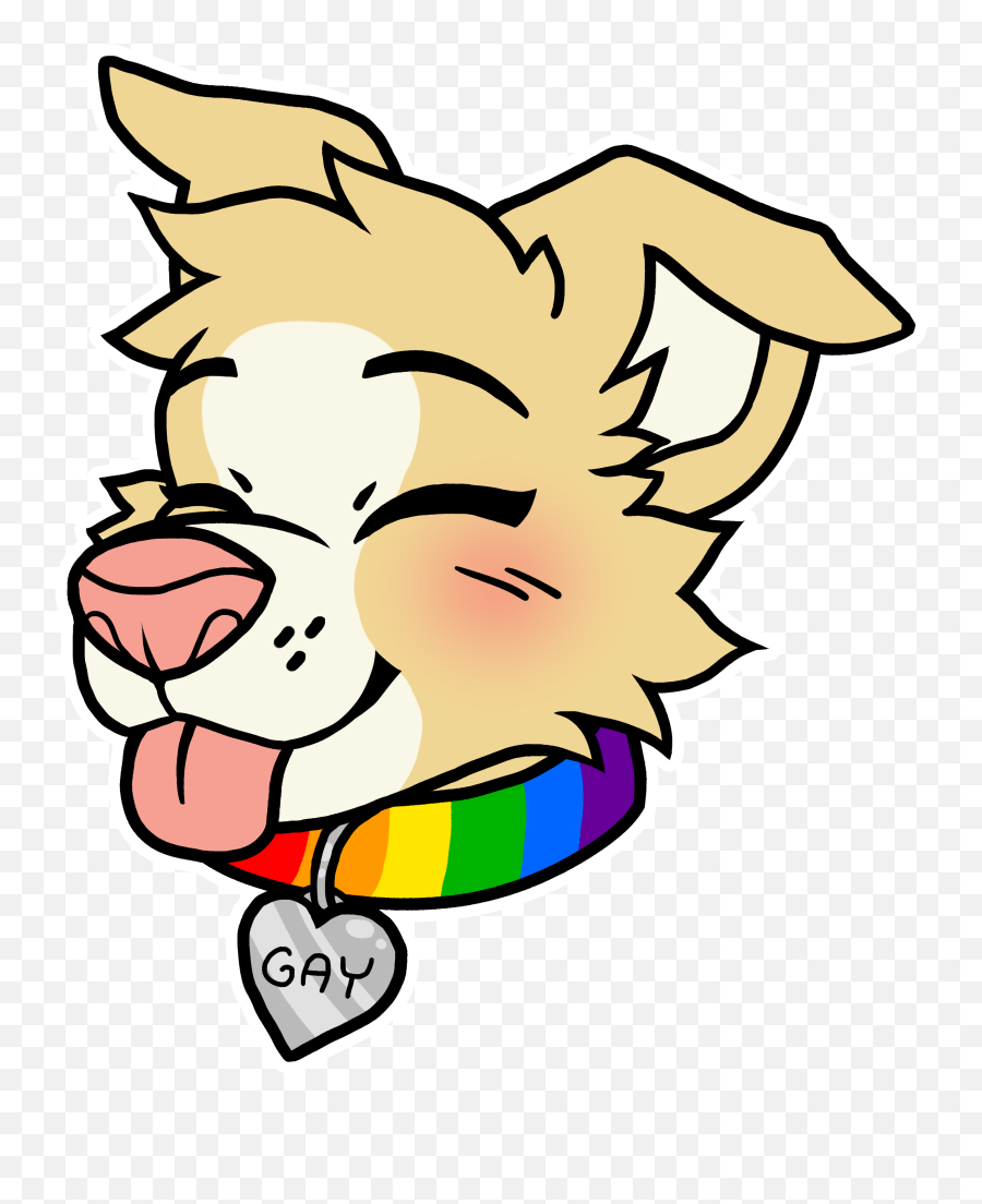 Pupper Pride Gay - Cute Bi Pride Drawings Emoji,Bi Flag Emoji