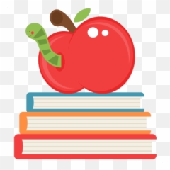 16598 Apple Free Clipart - Cute School Books Clipart Emoji,Apple Book Wind Emoji