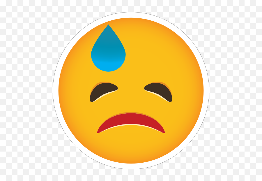 Phone Emoji Sticker Embarrassed - Smiley,Embarrased Emoji