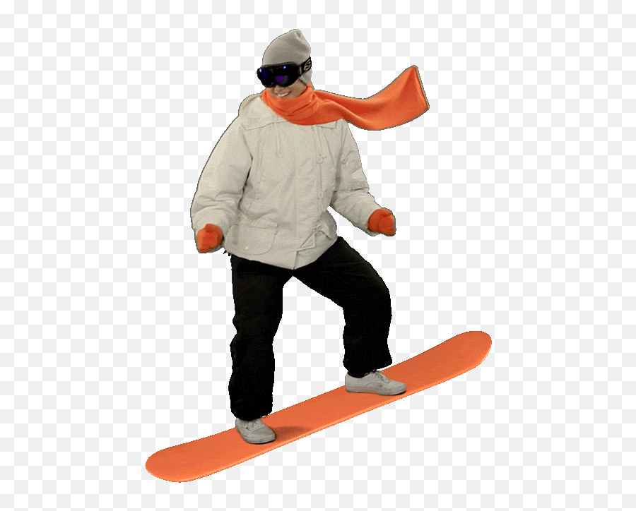 Emoji People - Snowboarding,Popcorn Emoji Gif