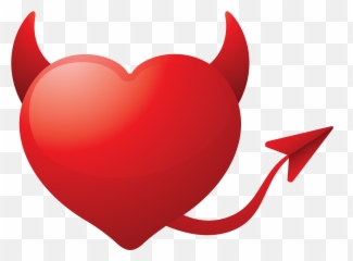 Heart Vector Library Png Files - Evil Clipart Emoji
