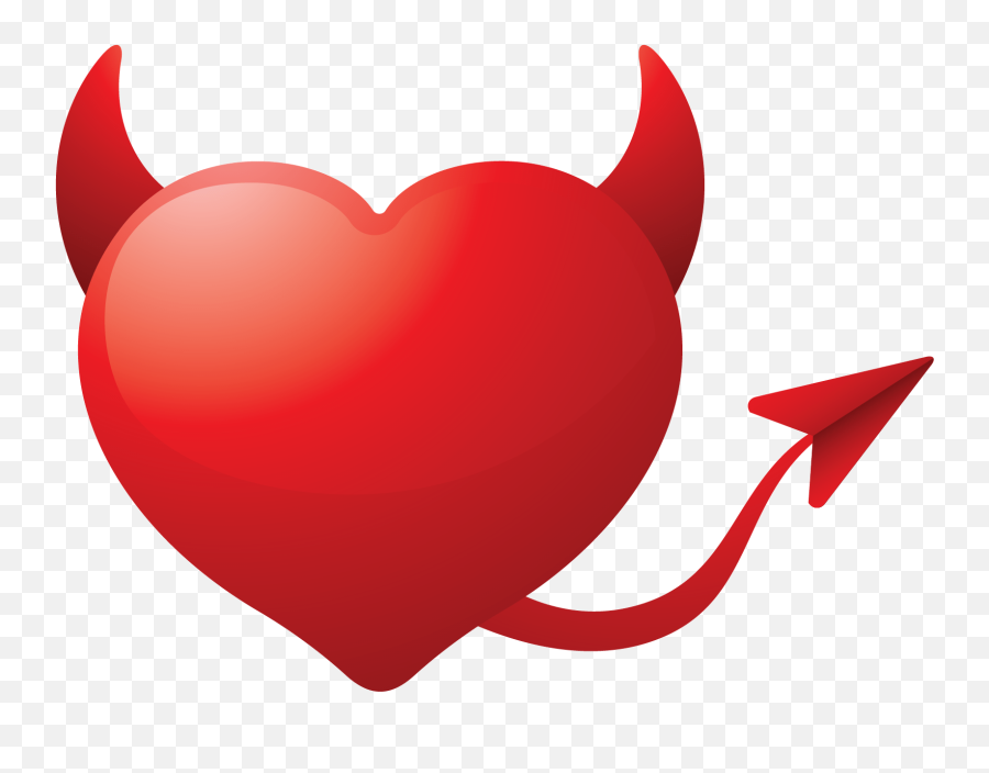 Heart Vector Library Png Files - Evil Heart Clipart Emoji,Friendship Heart Emoji