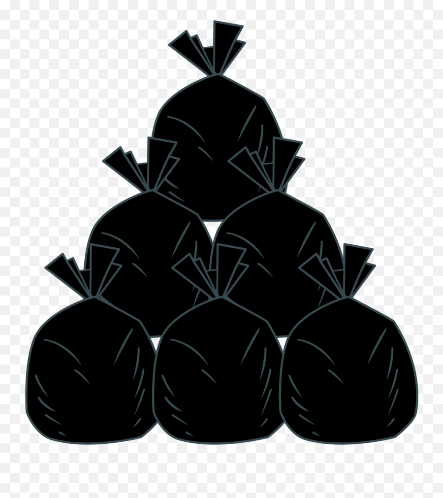 Download Vector Freeuse Stock Garbage Bags Clipart - Trash Bag Clip Art Emoji,Garbage Emoji
