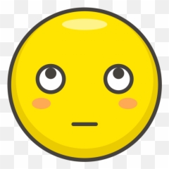 Download Hd Face With Rolling Eyes Emoji - Smiley