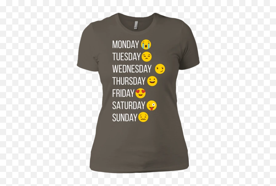 Boyfriend Tee - Womens Camping T Shirts Emoji,T-shirt Emoji