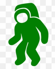 Astronaut Simplified Icon - Clip Art Emoji,Three Leaf Clover Emoji
