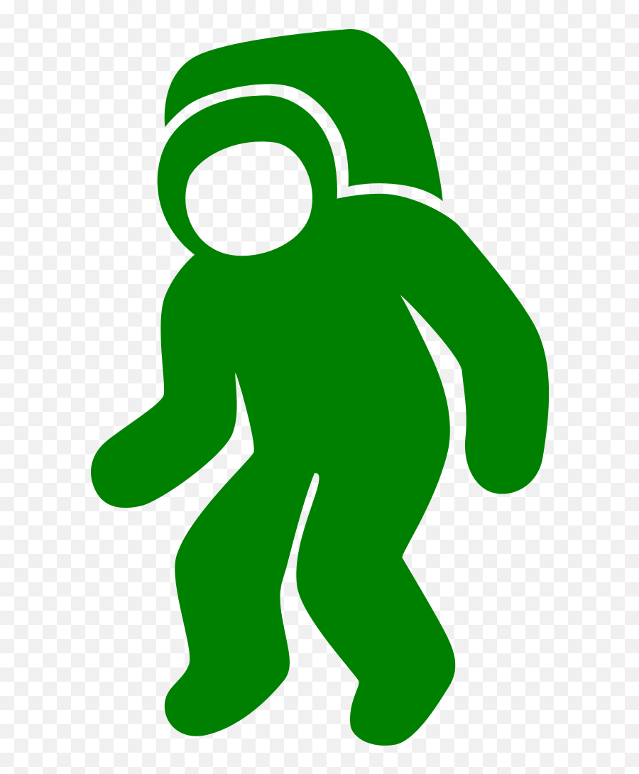 Astronaut Simplified Icon - Clip Art Emoji,Three Leaf Clover Emoji