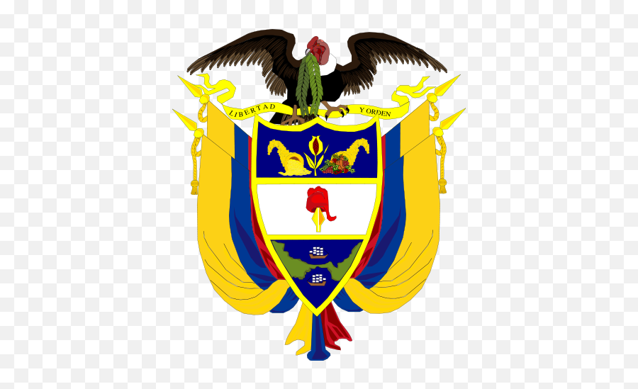 Coat Of Arms Of Colombia 3 - Colombia Coat Of Arms Emoji,Colombian Flag Emoji