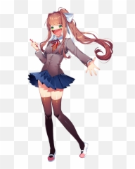 ddlc - Doki Literature Club Monika Emoji