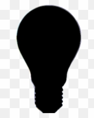 Gif Light Lamp Lightbulb Aesthetic Color Dream Emoji - Silhouette