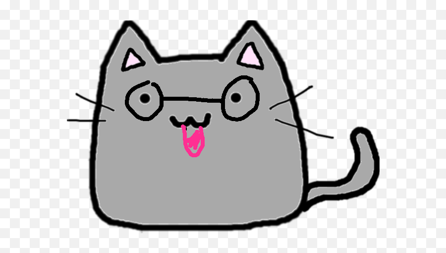 Nerd Pusheen Tynker - Meow Meow Im A Cow Emoji,Pusheen The Cat Emoji