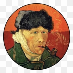 Famous Paintings Stickers For Whatsapp - Van Gogh Self Portrait Emoji,Emoji Paintings