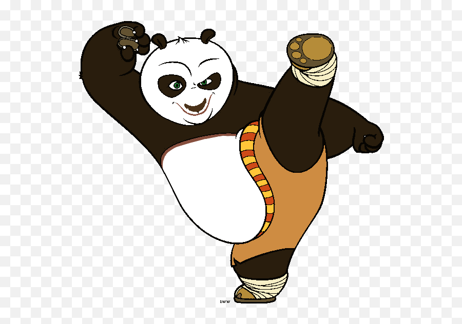 Cliparts - Clip Art Kung Fu Panda Emoji,Karate Chop Emoji