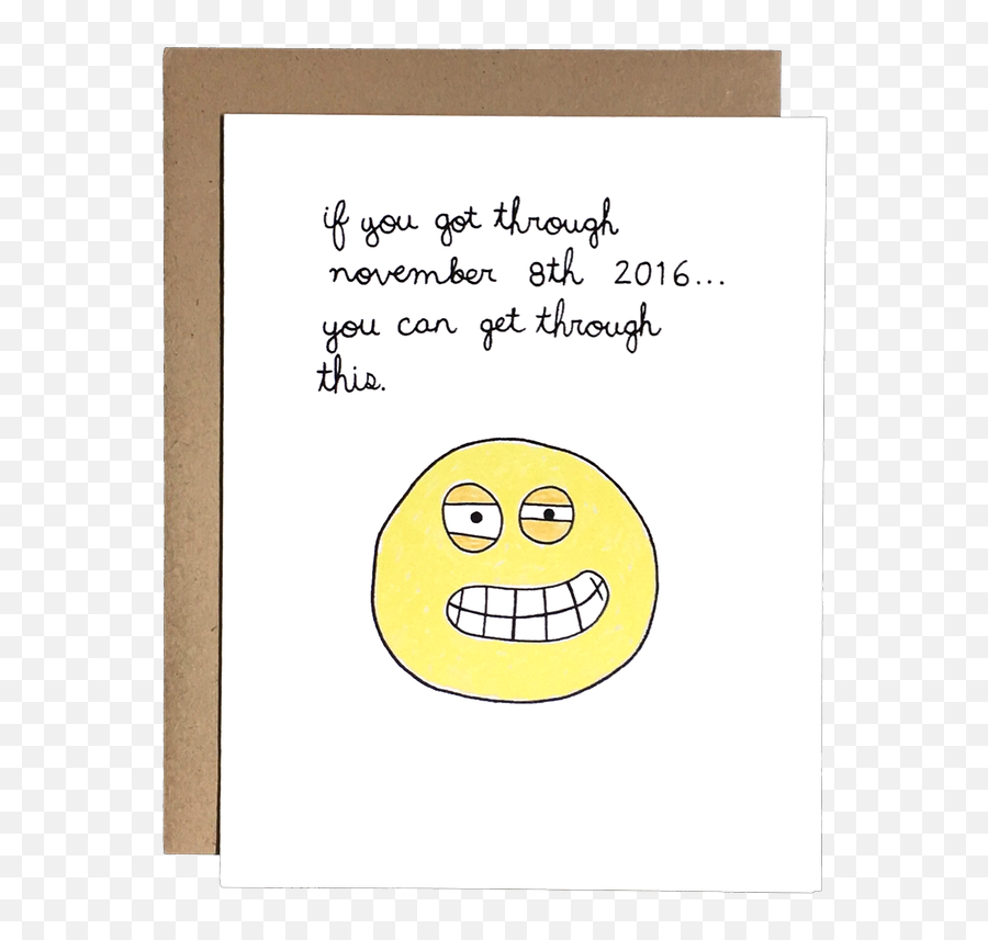 Encouragement November 8th Card - Cartoon Emoji,Hooray Emoticon