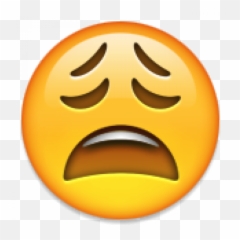 Emoji Triste Png Transparent Images - Tired Face Emoji,Emoji Triste Png