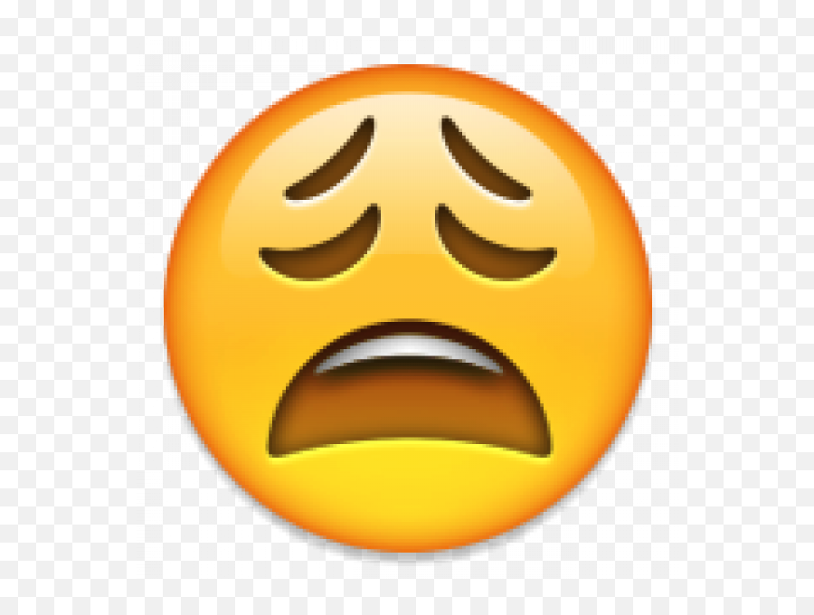 Emoji Triste Png Transparent Images - Tired Face Emoji,Emoji Triste Png