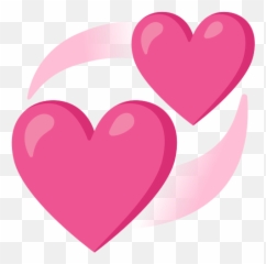 Revolving Hearts Emoji - Corazonez Girando