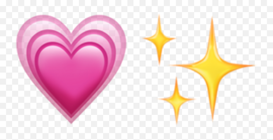 Emoji Iphone Emojiiphone Corazon Heart Brillo - Transparent Png Heart Emoji,Emojis De Iphone