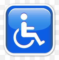 Wheelchair Symbol - Wheelchair Emoji Sticker,Wheelchair Emoji
