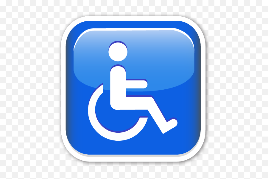 Wheelchair Symbol - Wheelchair Emoji Sticker,Wheelchair Emoji