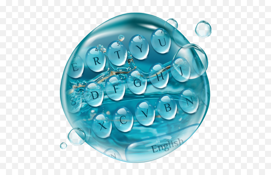 Water Drop Keyboard - Circle Emoji,Water Drop Emoji