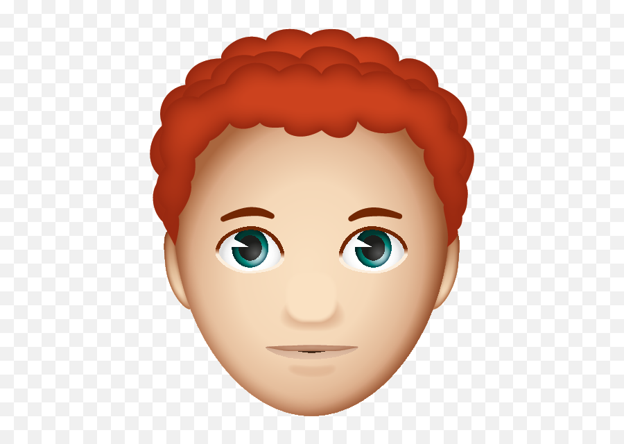 Red Haired With Curls - Red Head Man Emoji,Man Emoji