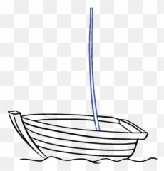 How To Draw A Boat In A Few Easy Steps - Drawn Boat Emoji,Canoe Emoji