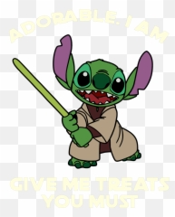 Stitch Clipart Yoda Stitch Yoda - Clipart Stitch Yoda Emoji,Yoda Emoticon
