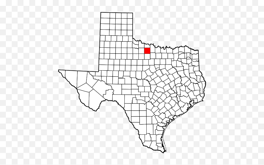 Map Of Texas Highlighting Archer County - Tarrant County On Texas Map Emoji,Jail Emoji
