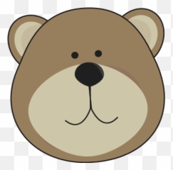 Brown Bear Face Clipart - Head Emoji