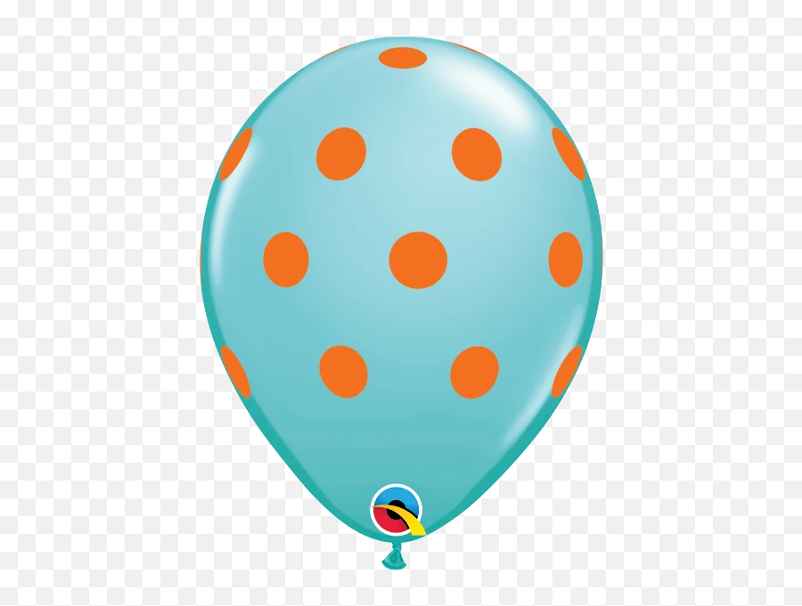 Polka Dots Balloons - A Girl Balloon Transparent Emoji,Deflated Emoji