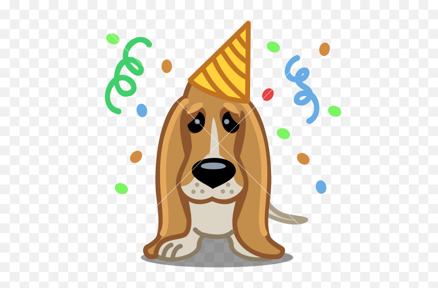 Dog Birthday - Birthday Dog Icon Png Emoji,Birthday Cat Emoji