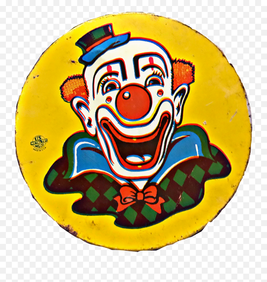 Clown Antique Old Retro Vintage Toy - Clown Emoji,Noisemaker Emoji