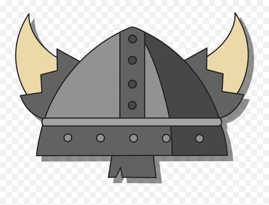 Viking Helmet Vector Illustration - Cartoon Emoji,Saltire Emoji