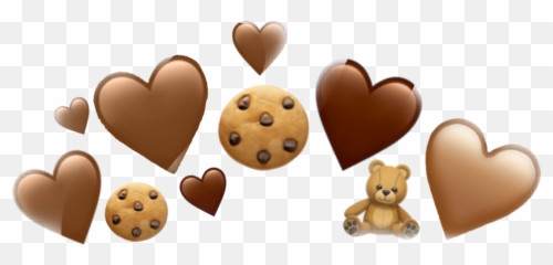 Trending Brown Stickers - Cookie Emoji